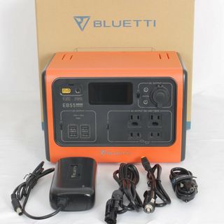 BLUETTI EB55 オレンジ 537Wh｜700W 小型ポータブル電源 蓄電池 非常用電源 ブルーティ 本体(その他)