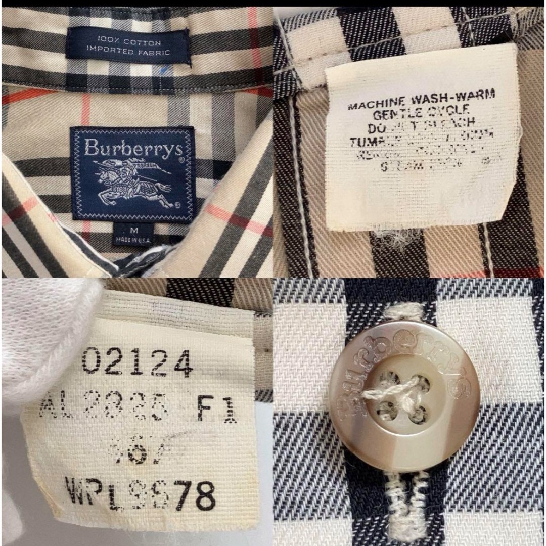 BURBERRY(バーバリー)のBURBERRY バーバリー ヴィンテージ  シャツ 長袖 USA  メンズのトップス(シャツ)の商品写真