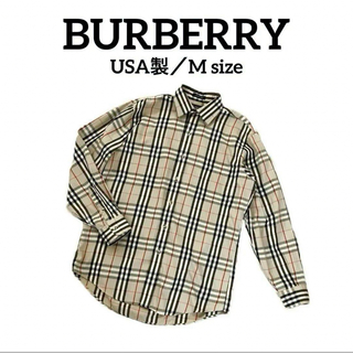 バーバリー(BURBERRY)のBURBERRY バーバリー ヴィンテージ  シャツ 長袖 USA (シャツ)