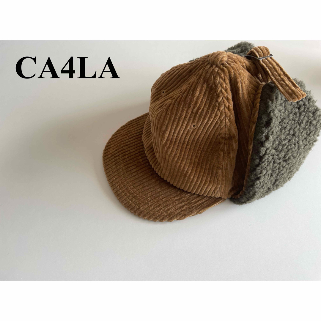 CA4LA(カシラ)のCA4LA カシラ コーデュロイ 耳当て ギャップ レディースの帽子(キャップ)の商品写真