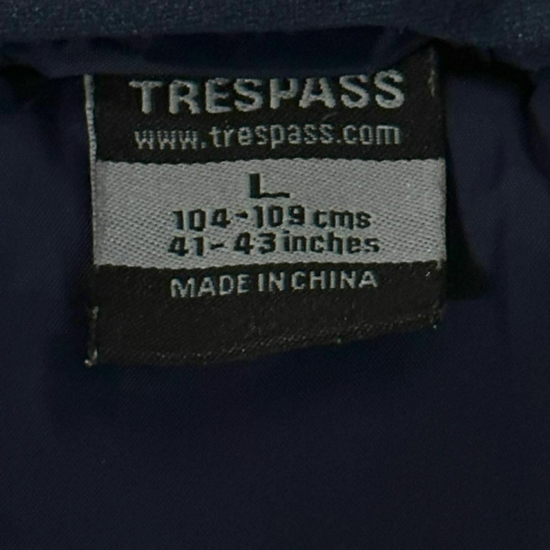 TRESPASS 中綿ナイロンベスト フーディ US古着 アメカジ l53 メンズのトップス(ベスト)の商品写真