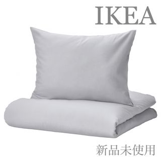 イケア(IKEA)の【新品未使用】シングル掛け布団カバーセットNATTSVÄRMARE IKEA(シーツ/カバー)