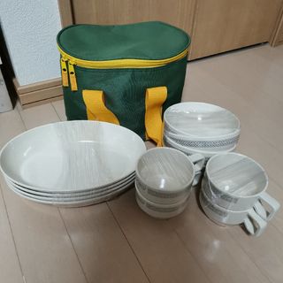 コールマン(Coleman)の【未使用】コールマン　食器セット　キャンプ(食器)