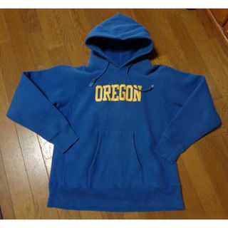 チャンピオン(Champion)のL/チャンピオン×PO PARKA/別注/OREGON/パーカー/ブルー(パーカー)