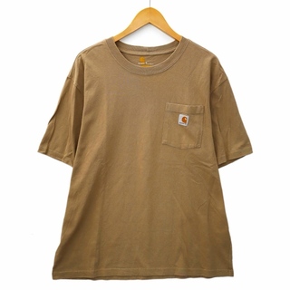 carhartt - カーハート クルーネック 半袖 ポケット Tシャツ カットソー L