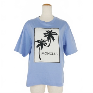 モンクレール(MONCLER)のモンクレール MONCLER パームツリー 刺繍 Tシャツ カットソー 半袖 M(Tシャツ(半袖/袖なし))