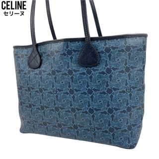 セリーヌ(celine)の✨美品　CELINE セリーヌ　トートバッグ　サルキーライン　PVC レザー(トートバッグ)