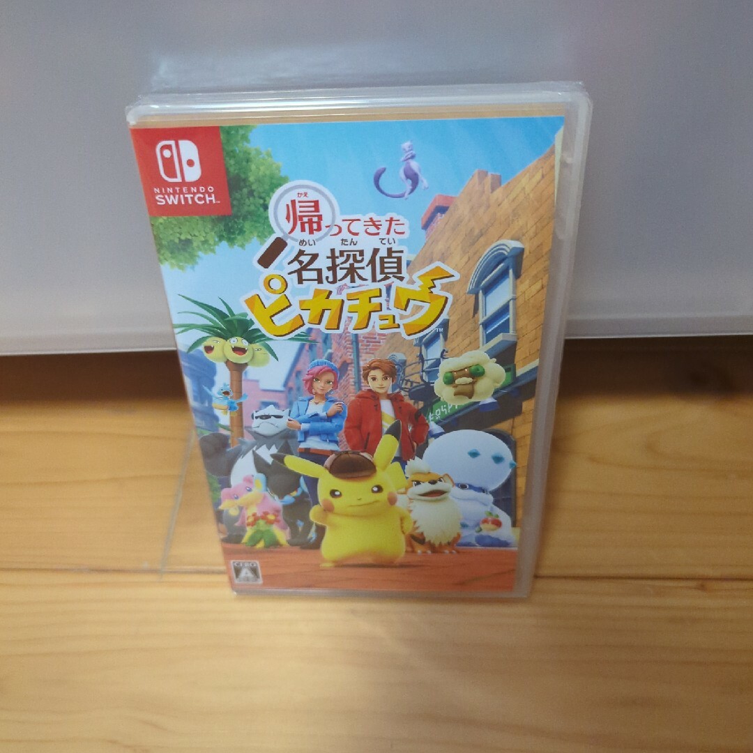 Nintendo Switch(ニンテンドースイッチ)の帰ってきた 名探偵ピカチュウ/新品未開封 エンタメ/ホビーのゲームソフト/ゲーム機本体(家庭用ゲームソフト)の商品写真