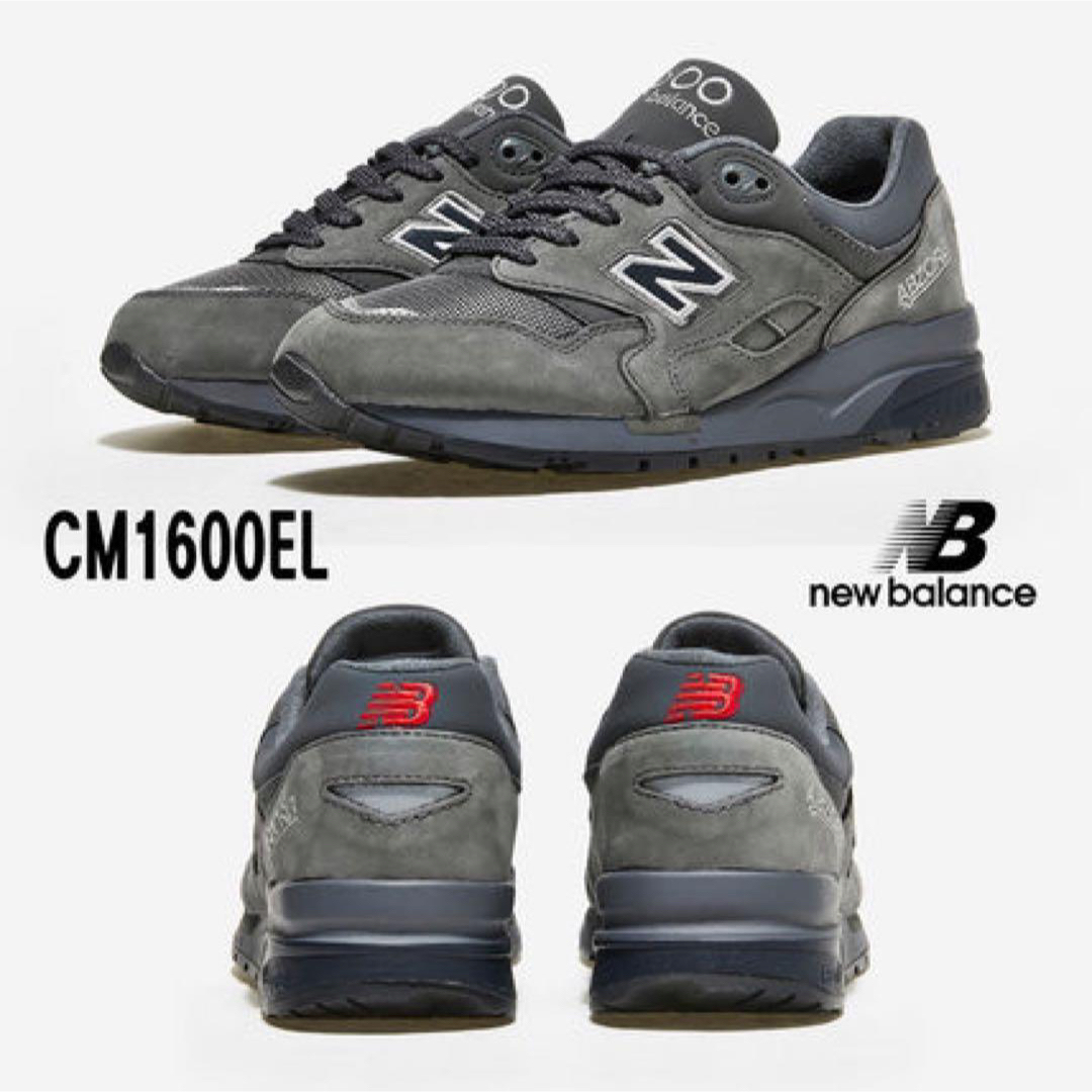 New Balance(ニューバランス)の【完売品】New Balance CM1600EL "Dark Gray" メンズの靴/シューズ(スニーカー)の商品写真