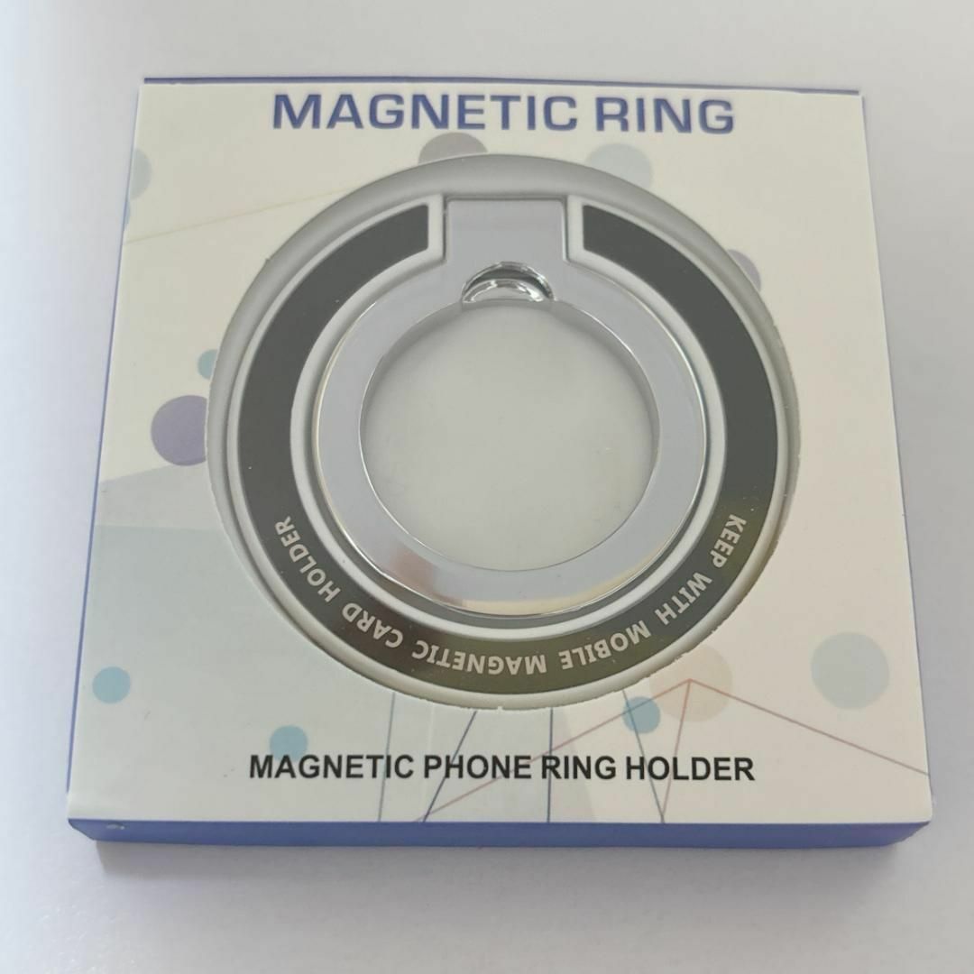 スマホリング マグセーフ 超强磁力 2軸角度調整　マグネット　360° 充電 スマホ/家電/カメラのスマホアクセサリー(モバイルケース/カバー)の商品写真
