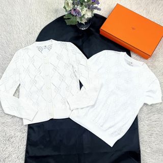 エルメス(Hermes)の★HERMES★極美品★2022★Hリフト★カーディガン★アンサンブル(アンサンブル)