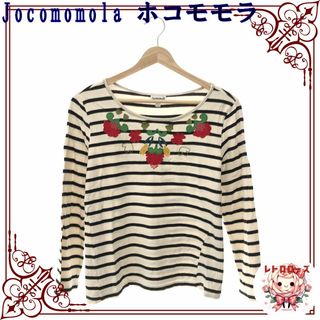 ホコモモラ(Jocomomola)のJocomomola ホコモモラ トップス Tシャツ カットソー 長袖 刺繍(カットソー(長袖/七分))