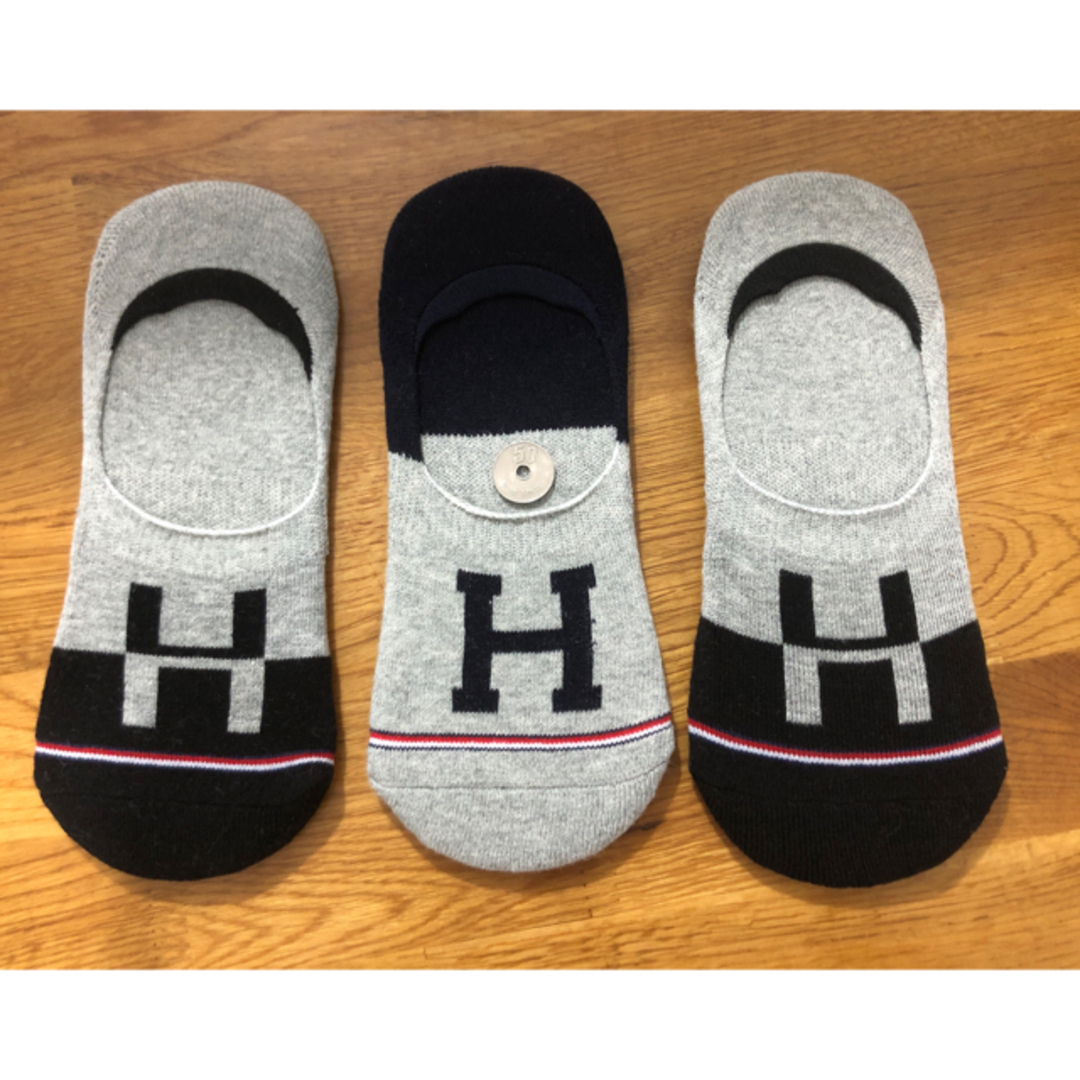 TOMMY HILFIGER(トミーヒルフィガー)の新品トミーヒルフィガーTOMMY HILFIGERメンズ3足セット703 メンズのレッグウェア(ソックス)の商品写真