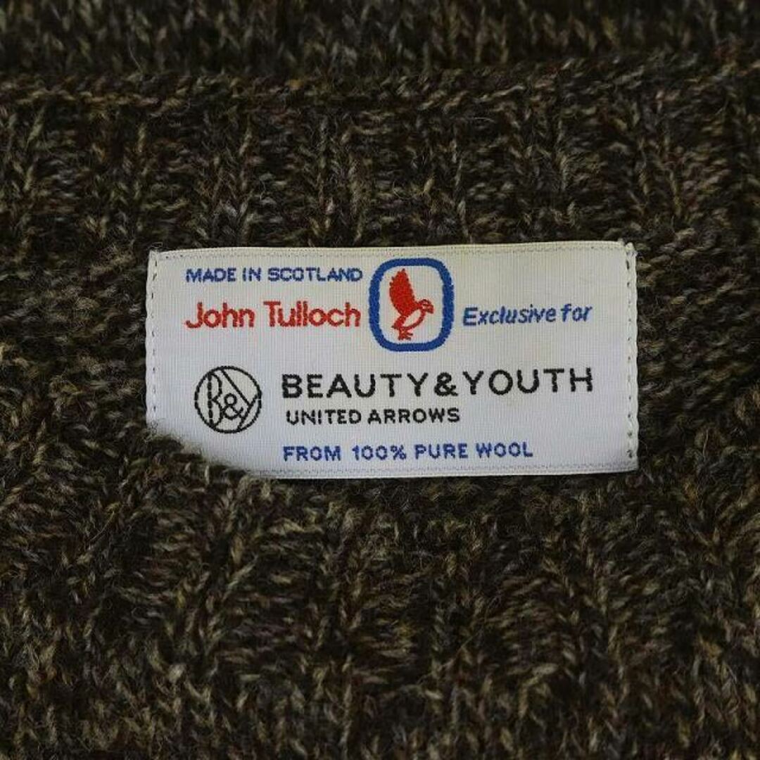 BEAUTY&YOUTH UNITED ARROWS(ビューティアンドユースユナイテッドアローズ)のB&Y ビューティー&ユース×ジョンタロック ミックスニット セーター 長袖 レディースのトップス(ニット/セーター)の商品写真