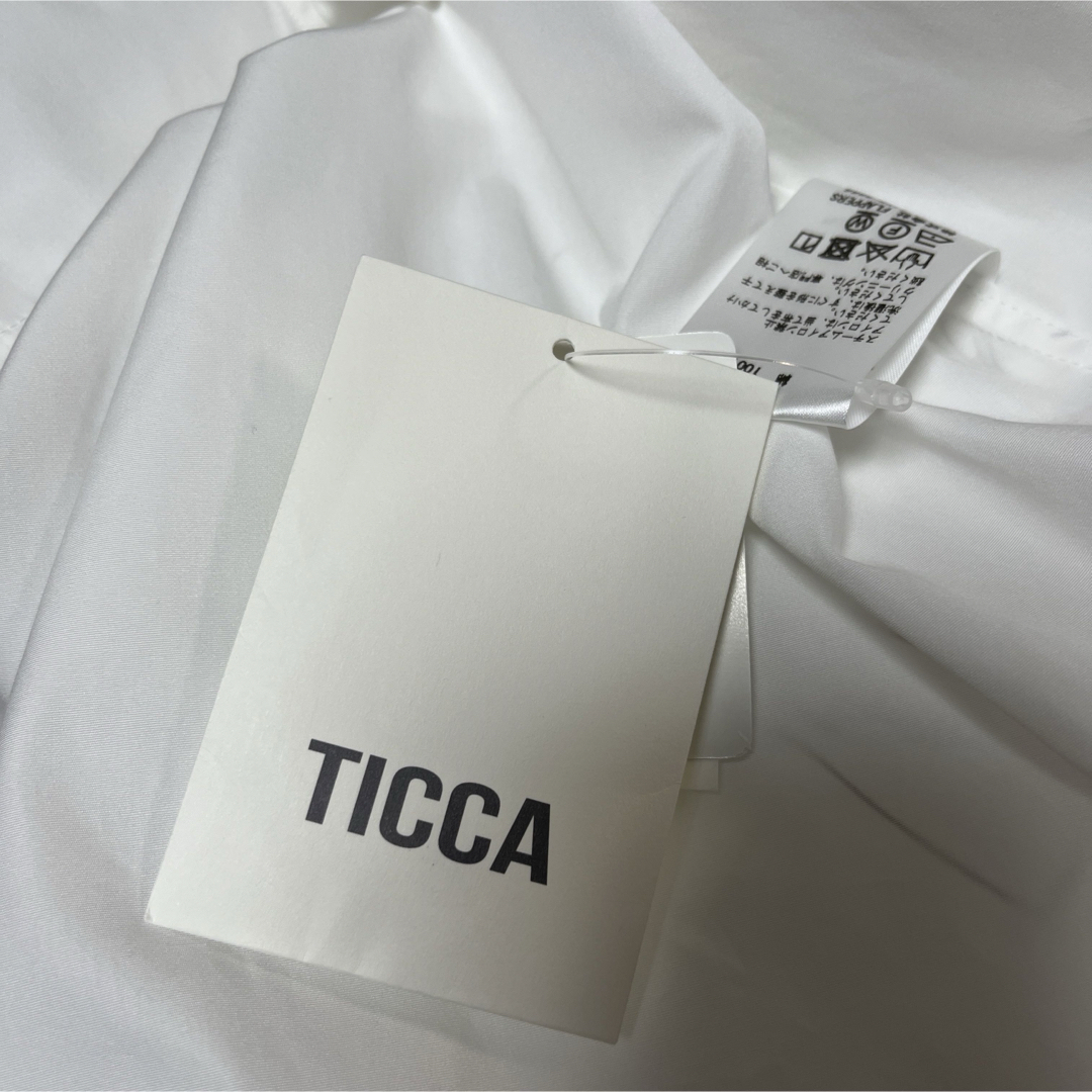 TICCA(ティッカ)のTICCA ティッカ　スキッパーシャツブラウス レディースのトップス(シャツ/ブラウス(長袖/七分))の商品写真