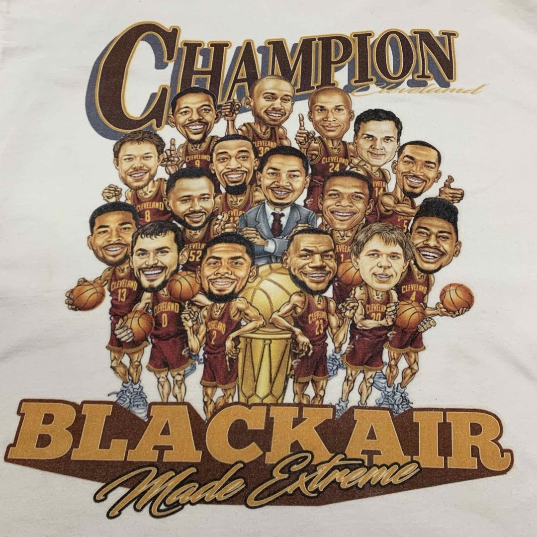 VINTAGE(ヴィンテージ)の【激レア】BLACK AIR★ブラックエアー☆NBA★レジェンド★Tシャツ★XL メンズのトップス(Tシャツ/カットソー(七分/長袖))の商品写真