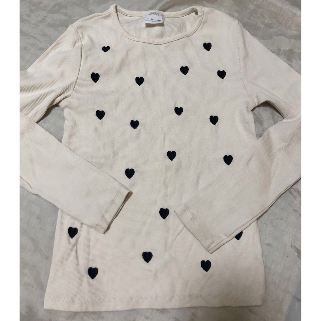 ZARA KIDS(ザラキッズ)のZARA キッズ　カットソー　美品 キッズ/ベビー/マタニティのキッズ服女の子用(90cm~)(Tシャツ/カットソー)の商品写真