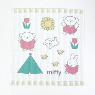 ミッフィー(miffy)のミッフィー miffy ウォッシュタオル (ホワイト) 西川(タオルケット)