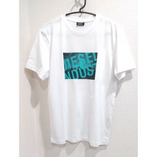 ディーゼル(DIESEL)の【最終セール中】 DIESEL ディーゼル Tシャツ 半袖 ホワイト Mサイズ(Tシャツ/カットソー(半袖/袖なし))