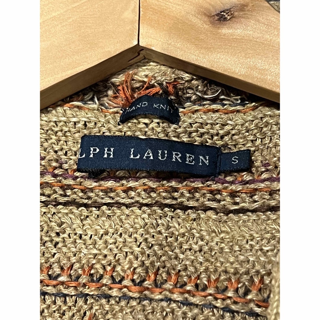 Ralph Lauren(ラルフローレン)のラルフローレン　ハンドニット　カーディガン　ネイティブ系　ボヘミアン　 レディースのトップス(カーディガン)の商品写真