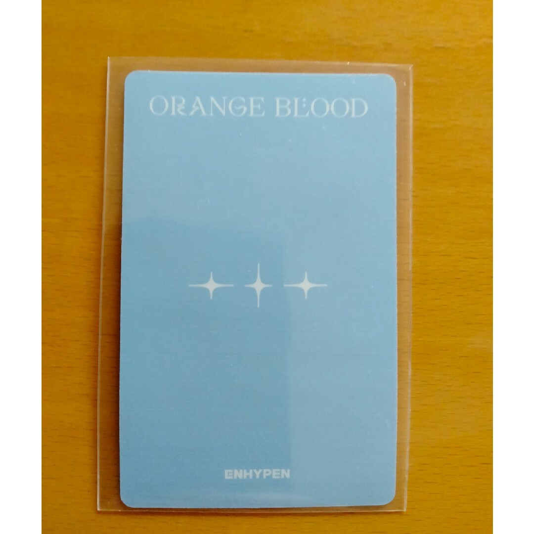 ENHYPEN(エンハイプン)のENHYPEN　ORANGE BLOOD　weverse盤トレカ　ジョンウォン エンタメ/ホビーのCD(K-POP/アジア)の商品写真