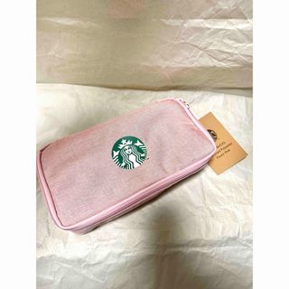 スターバックスコーヒー(Starbucks Coffee)の☆未使用品☆STARBUCKSポーチ　サクラピンク(ポーチ)