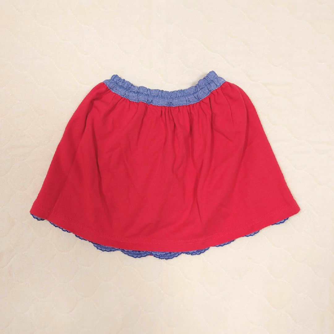 Combi mini(コンビミニ)のコンビミニ リバーシブルスカート キッズ/ベビー/マタニティのキッズ服女の子用(90cm~)(スカート)の商品写真
