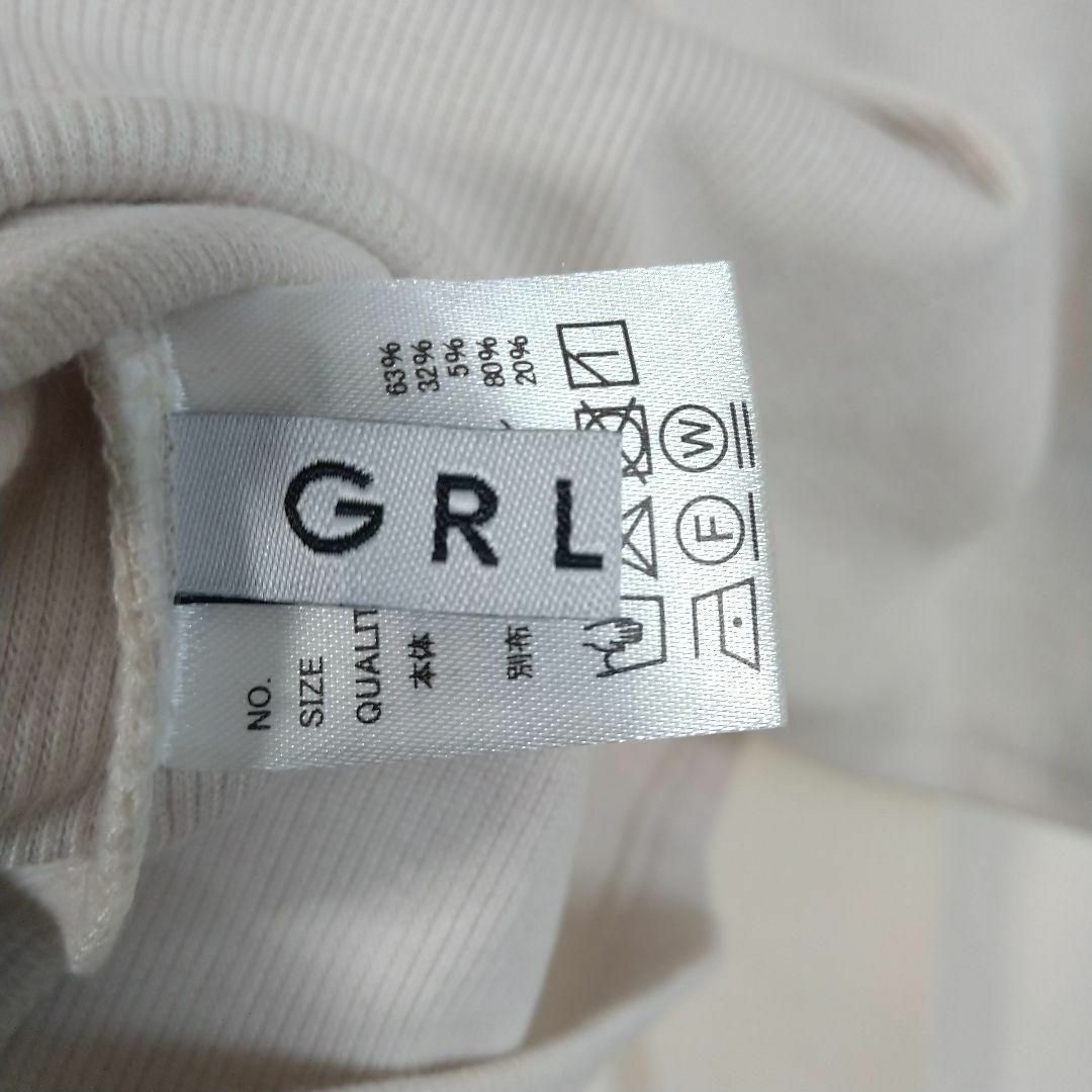 GRL(グレイル)のグレイル　シャツ L　白　フォーマル　おしゃれ　綿　ナチュラル デート かわいい レディースのトップス(シャツ/ブラウス(長袖/七分))の商品写真
