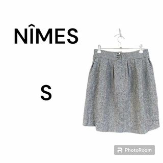 ニーム(NIMES)のニーム　ひざ丈スカート　ドット 　プリーツ　控えめ　仕事　オフィスフォーマル　夏(ひざ丈スカート)