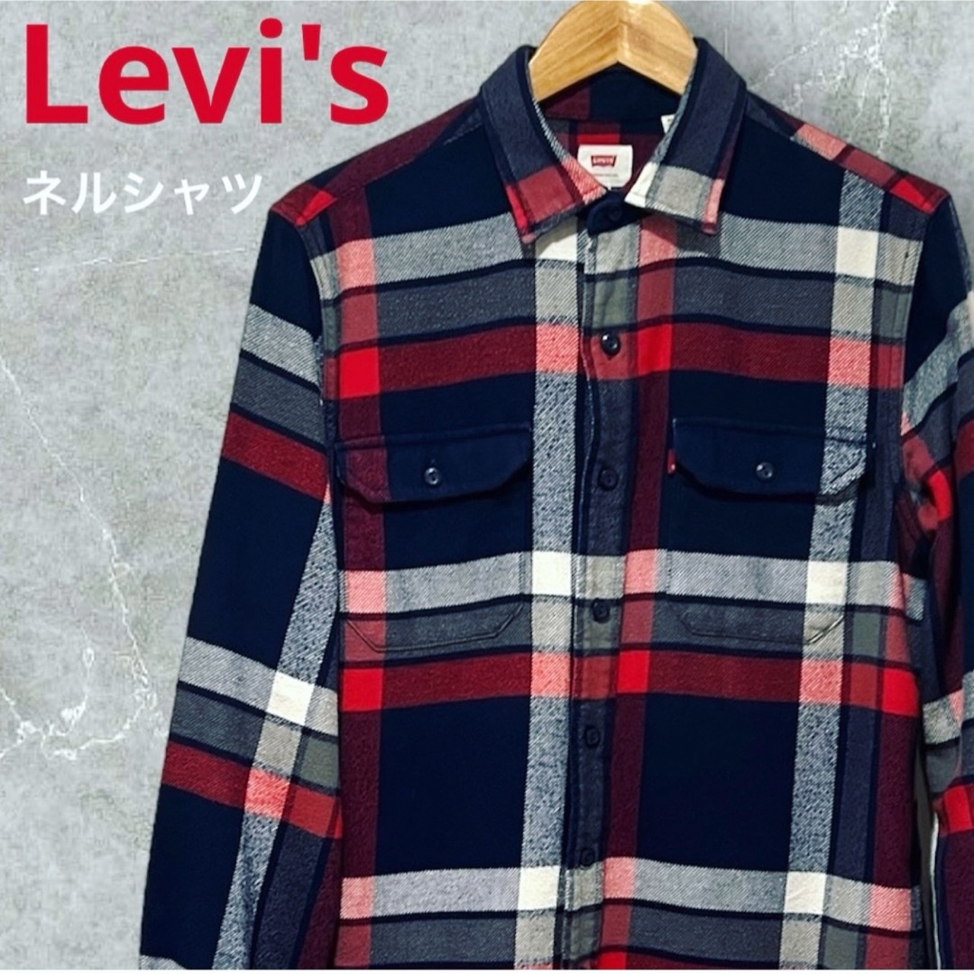 Levi's(リーバイス)のLevi's リーバイス カジュアルシャツ フランネルシャツ 長袖 Mサイズ メンズのトップス(シャツ)の商品写真