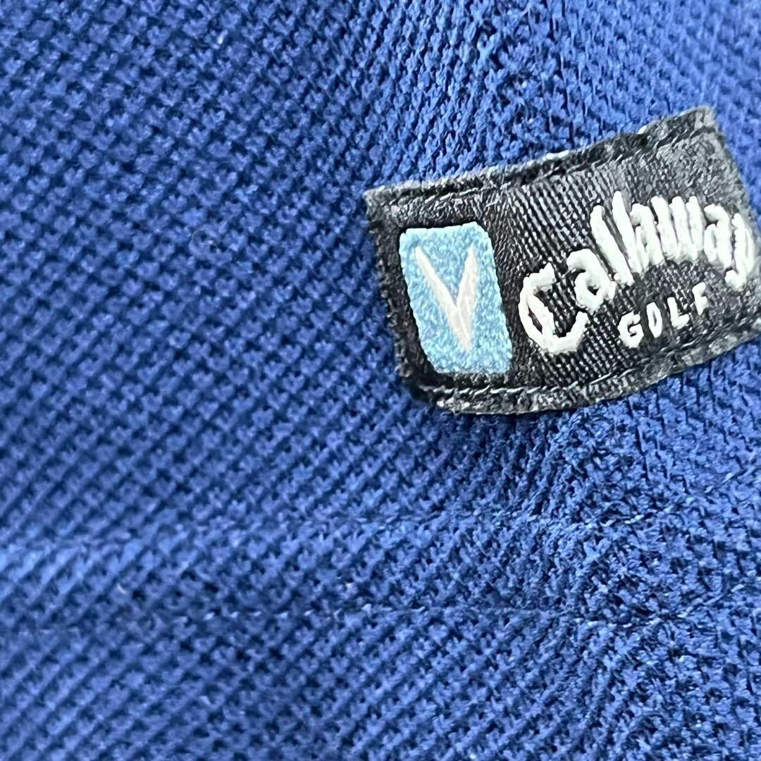 Callaway Golf(キャロウェイゴルフ)のCallaway GOLF キャロウェイ 半袖　ポロシャツ メンズ ネイビー L メンズのトップス(ポロシャツ)の商品写真