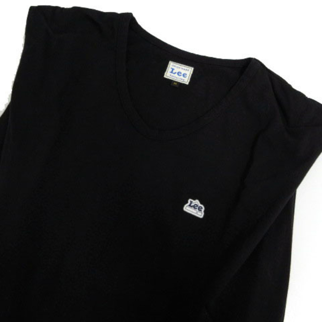 Lee(リー)のリー LEE Vネック フレンチスリーブ Tシャツ LS7357 ロゴ 黒 M レディースのトップス(その他)の商品写真