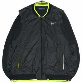 ナイキ(NIKE)のNIKE GOLF ナイロンジャケット フルジップ ハイパーアダプト b78①(ナイロンジャケット)