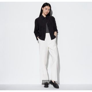 UNIQLO - UNIQLO:C ユニクロc クレープジャージーワンピース XS／黒の