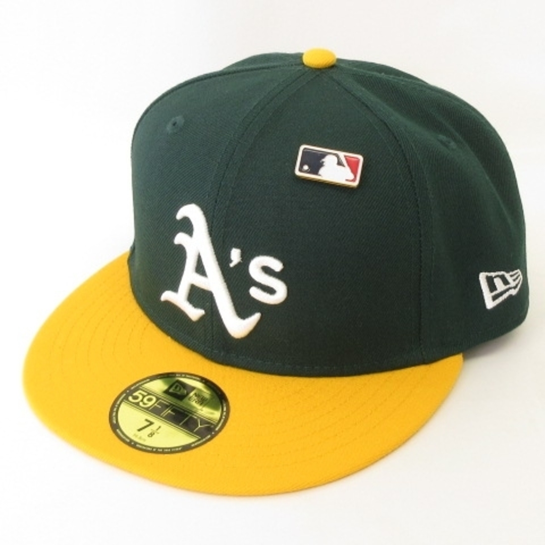 NEW ERA(ニューエラー)のニューエラ 59FIFTY アスレチックス キャップ グリーン 7 1/8 メンズの帽子(キャップ)の商品写真