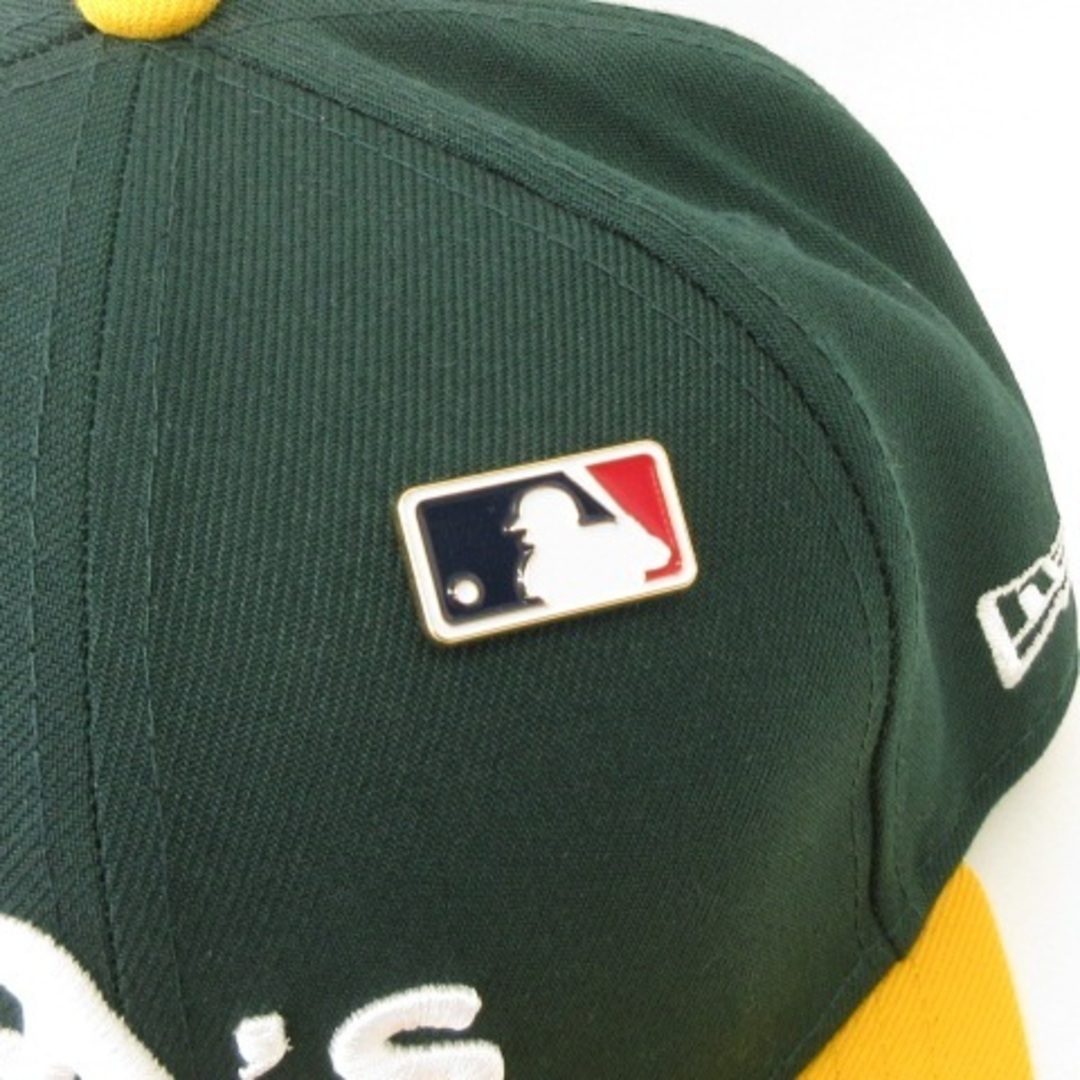 NEW ERA(ニューエラー)のニューエラ 59FIFTY アスレチックス キャップ グリーン 7 1/8 メンズの帽子(キャップ)の商品写真