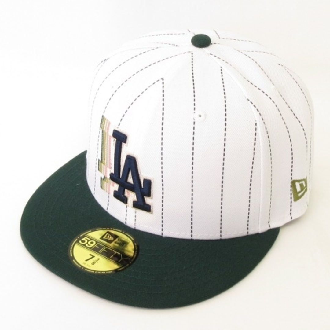 NEW ERA(ニューエラー)のニューエラ 59FIFTY ドジャース キャップ グリーン ホワイト 7 3/8 メンズの帽子(キャップ)の商品写真