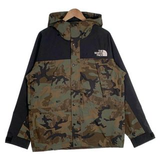 ザノースフェイス(THE NORTH FACE)のTHE NORTH FACE ノースフェイス Novelty Mountain Light Jacket ノベルティマウンテンライトジャケット カモフラージュ NP62237  Size L(ナイロンジャケット)