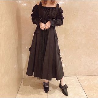 Rum aproney tulle LS/K ジャンパースカート