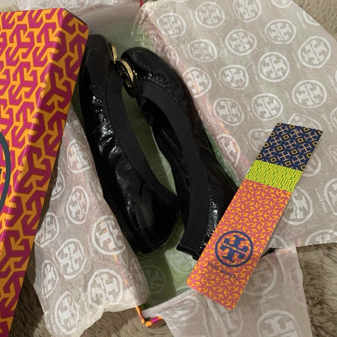 Tory Burch(トリーバーチ)のトリーバーチ☆エナメルバレーシューズ レディースの靴/シューズ(バレエシューズ)の商品写真