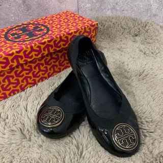 トリーバーチ(Tory Burch)のトリーバーチ☆エナメルバレーシューズ(バレエシューズ)