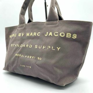 MARC BY MARC JACOBS - マークバイマークジェイコブス キャンバス ハンドバッグ グレー　手持ち