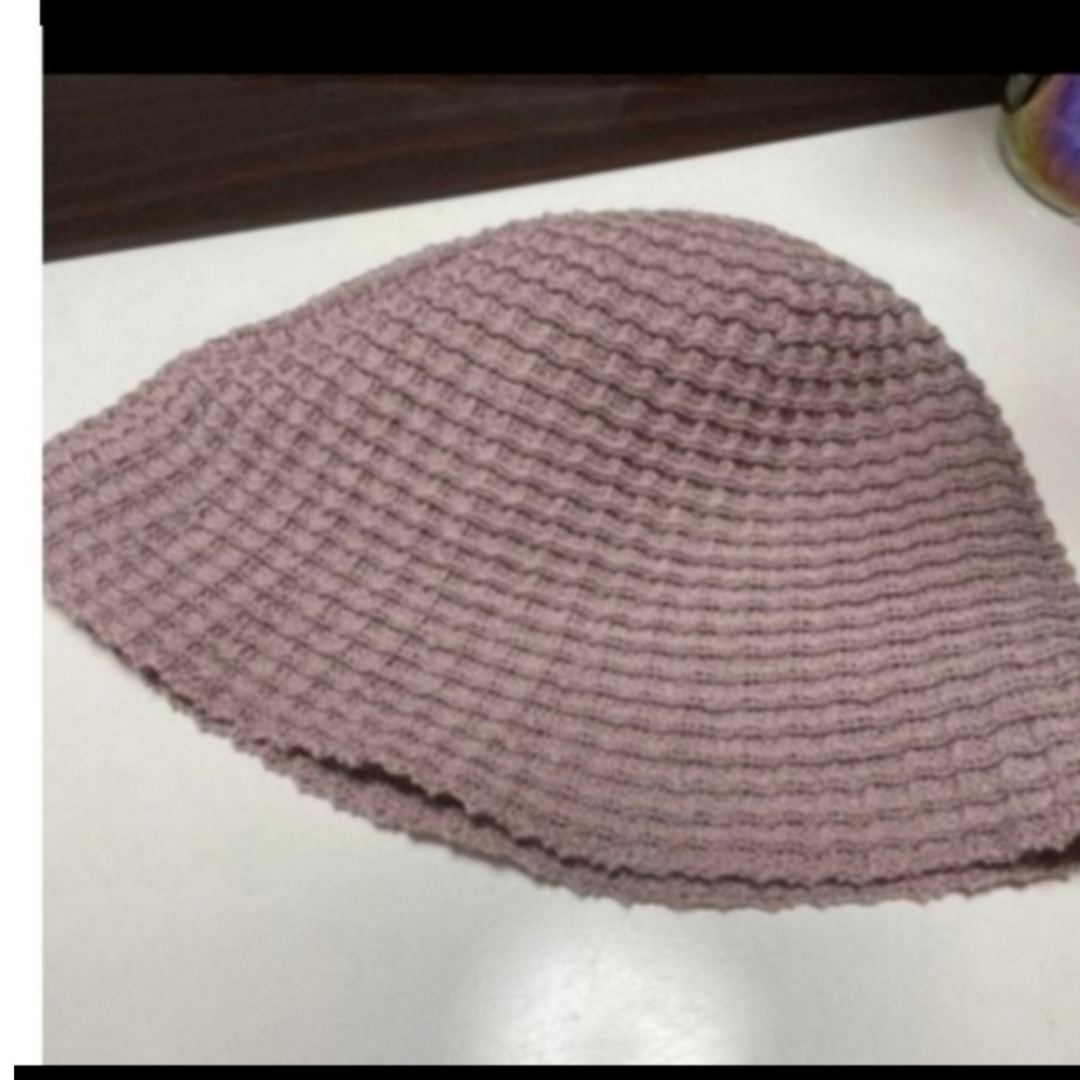 ワッフル編みバケット レディースの帽子(ハット)の商品写真