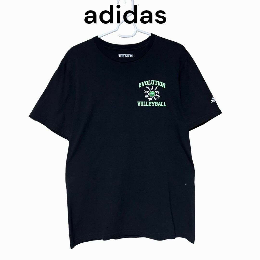 adidas(アディダス)の古着　Tシャツ　アディダス　adidas エヴォリューションバレーボール メンズのトップス(Tシャツ/カットソー(半袖/袖なし))の商品写真