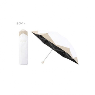 フルラ(Furla)の226新品FURLAフルラ バイカラーカットワーク晴雨兼用折りたたみ日傘(傘)