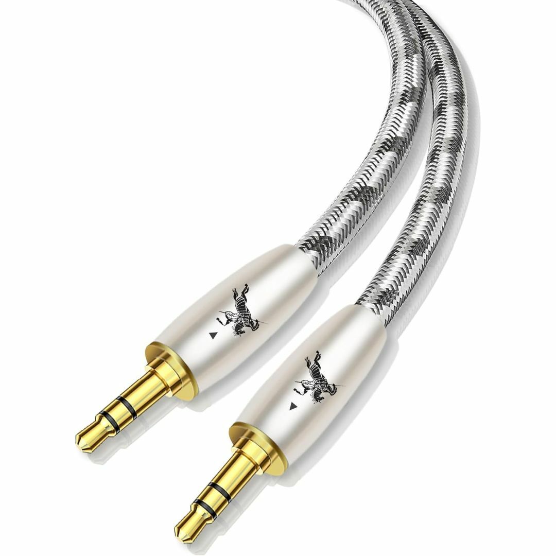 IMPETO 3.5mm 5M OFC高純度無酸素銅 AUXケーブル 楽器のレコーディング/PA機器(ケーブル)の商品写真