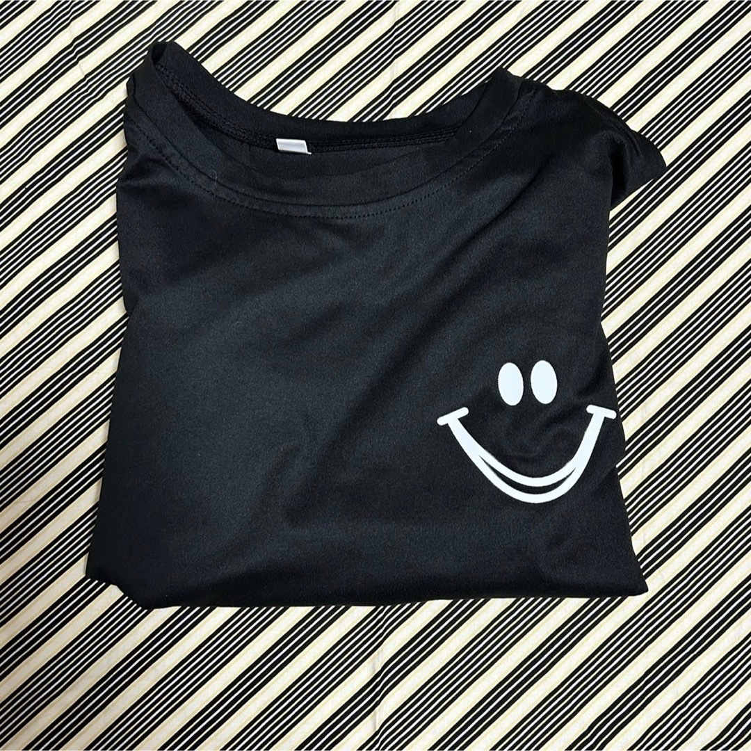 Tシャツ  半袖  韓国  オーバーサイズ  レディース　ロゴ　2XL ブラック レディースのトップス(Tシャツ(半袖/袖なし))の商品写真