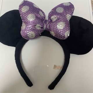 Disney - ディズニー　カチューシャ　ミニーマウス　紫