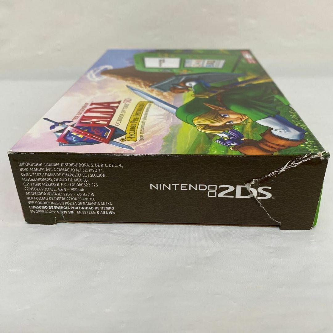 ニンテンドー2DS(ニンテンドー2DS)のニンテンドー2DS 本体 ゼルダの伝説 時のオカリナ 海外 エンタメ/ホビーのゲームソフト/ゲーム機本体(携帯用ゲーム機本体)の商品写真