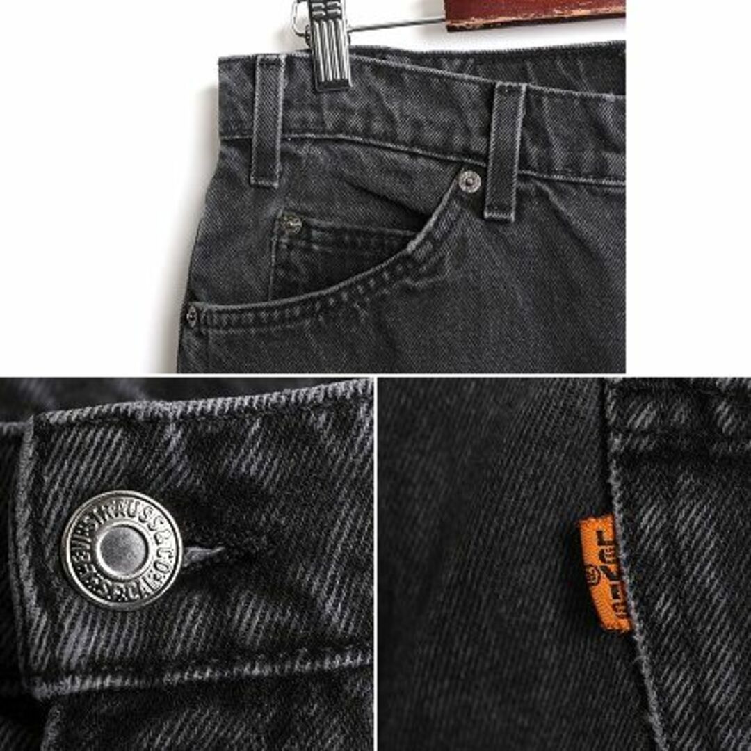 Levi's(リーバイス)の90s リーバイス 505 ブラック デニム パンツ メンズ 36 34 / 古着 90年代 オールド Levis ジーンズ ジーパン Gパン スリム ストレート 黒 メンズのパンツ(デニム/ジーンズ)の商品写真